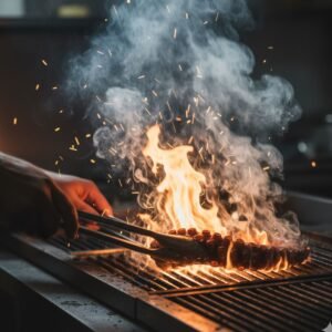 Pulpo a la Brasa con Parmentier de Pimentón